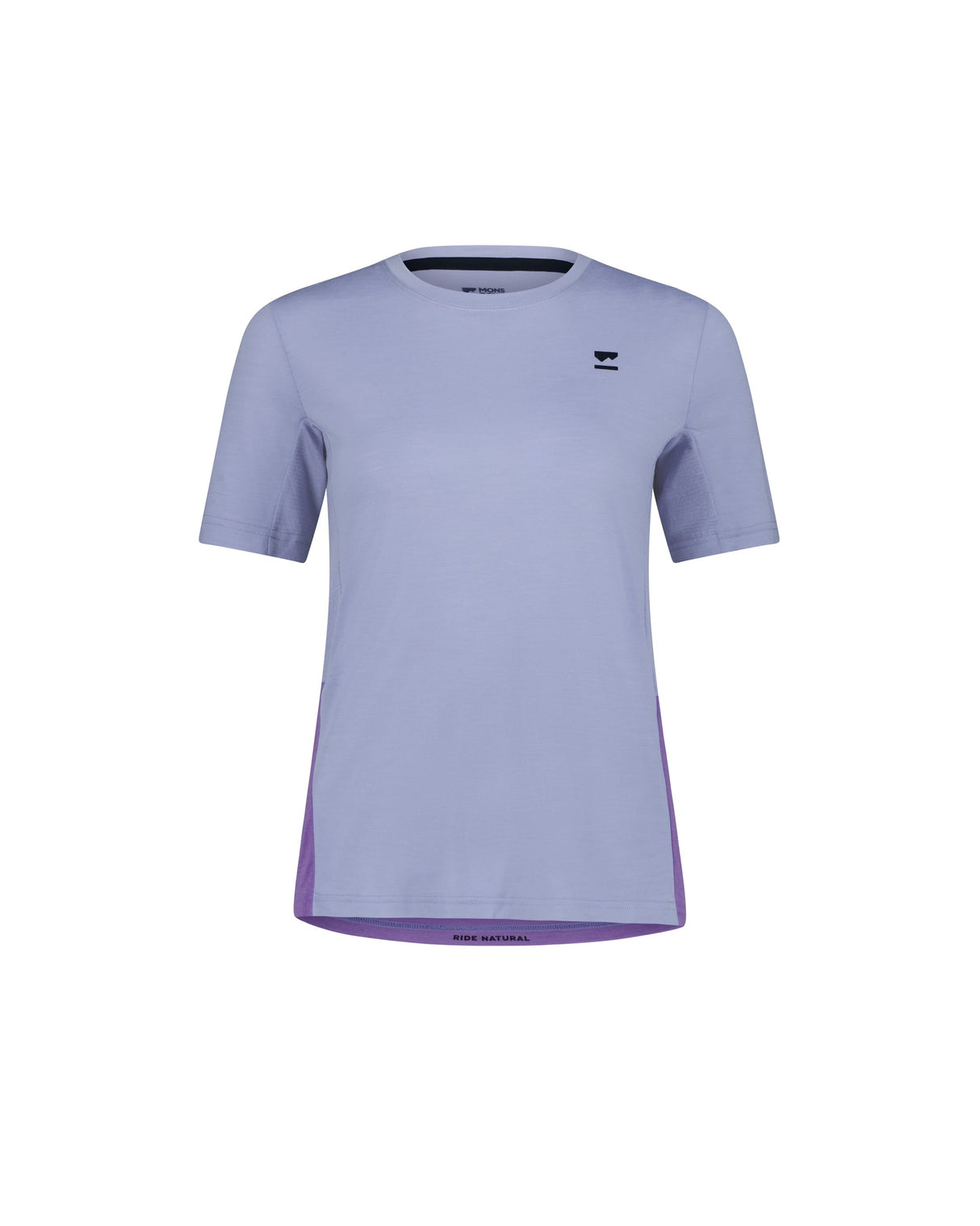 T-shirt en laine mérinos Tarn - Skyline / Bloom | Maillot de vélo pour femmes