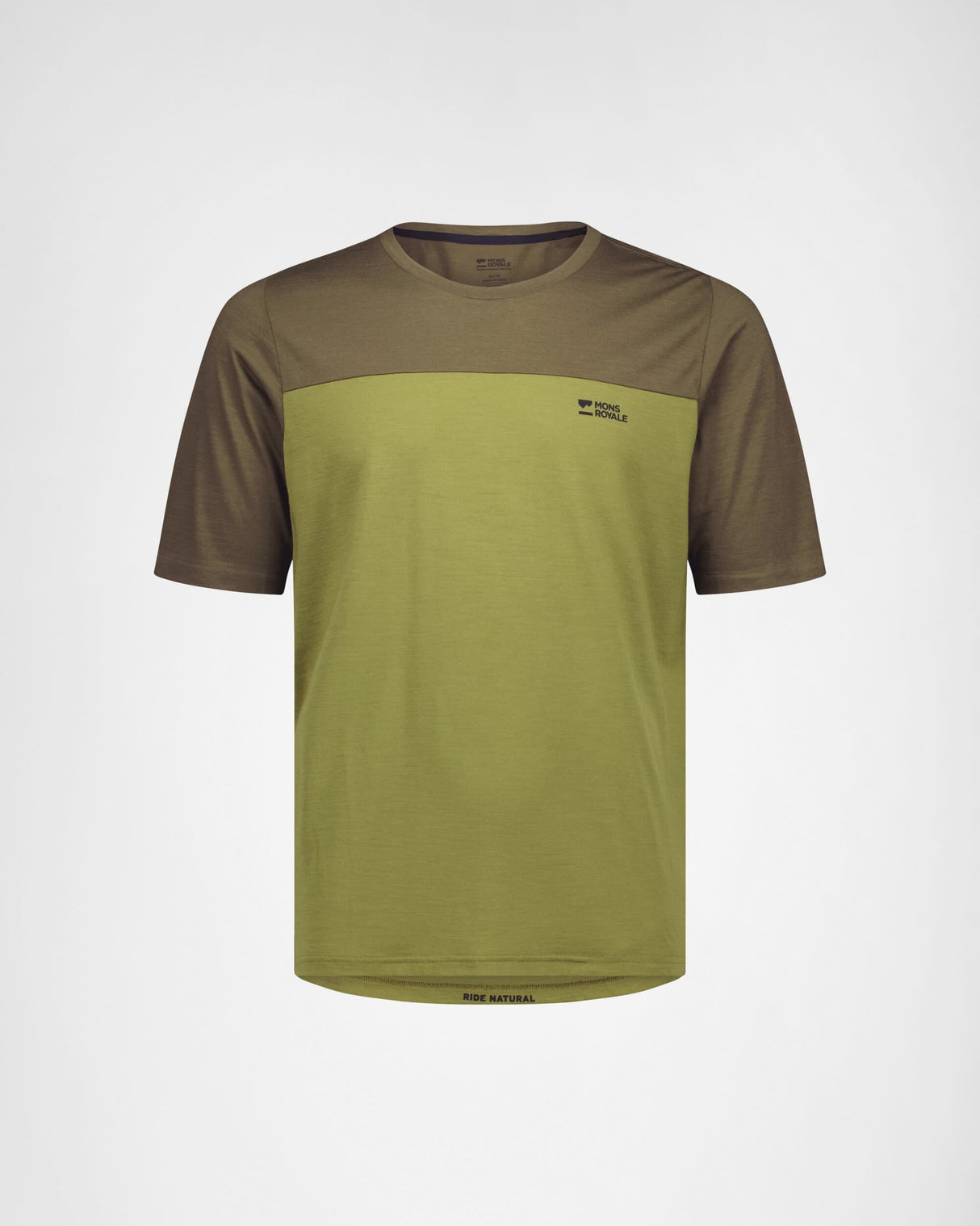 Diversion Merino Bike Jersey Short Sleeve - Fern / Olive | Men's Bike Jersey