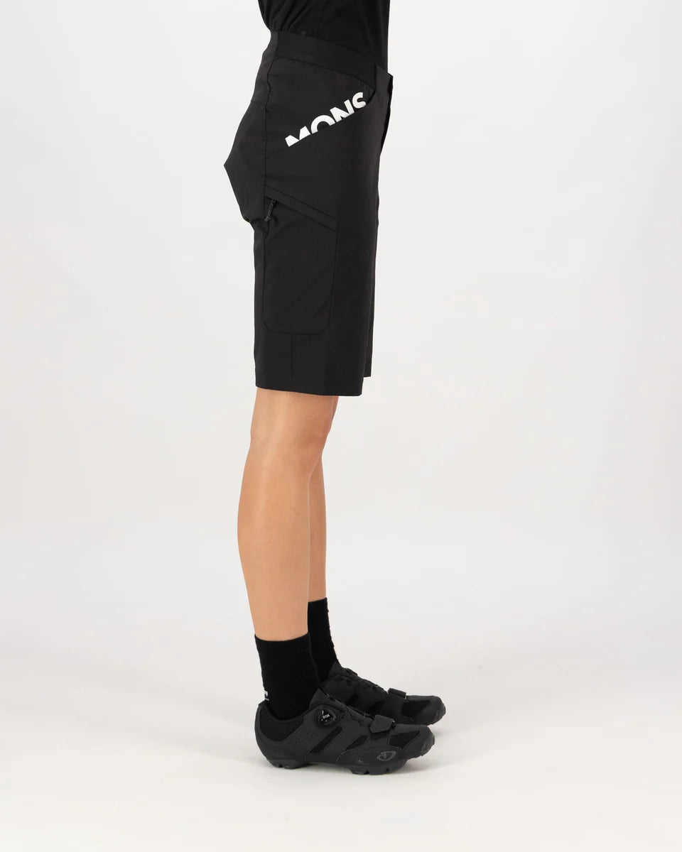 Men's Diversion Merino Trail Shorts - Black