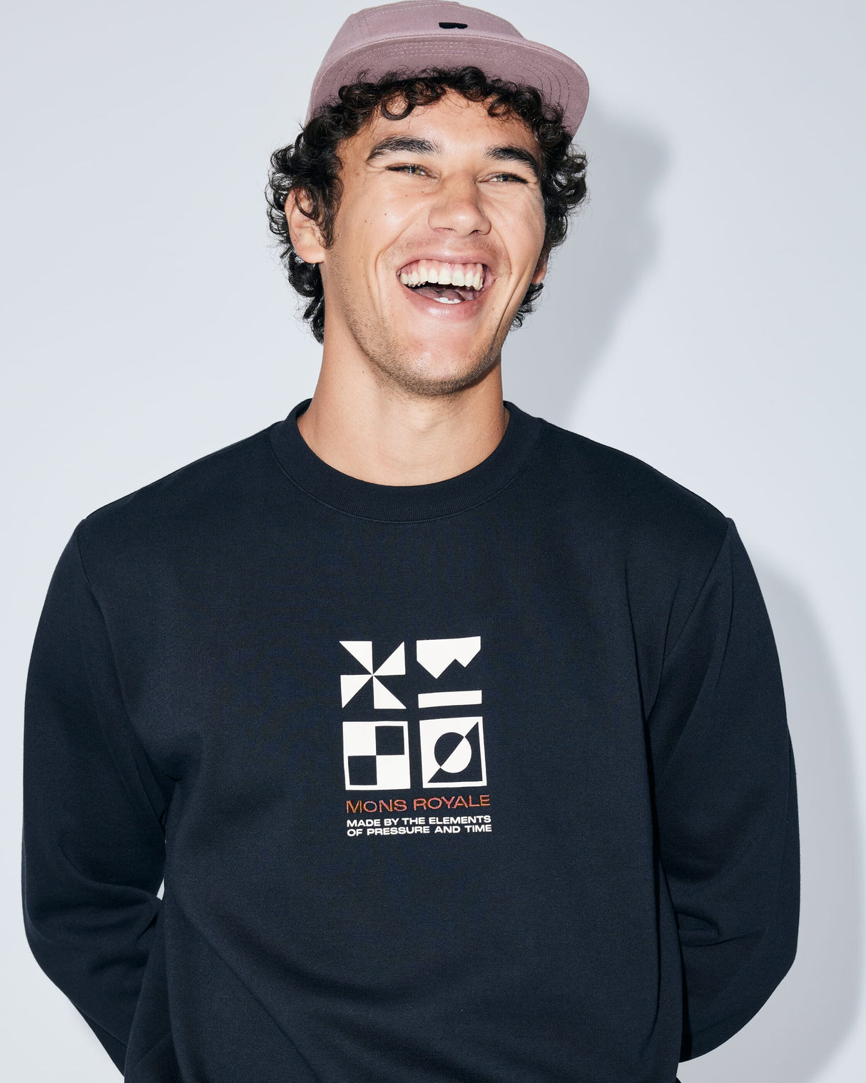 Pull Inversion Merino Crew - Noir | Homme