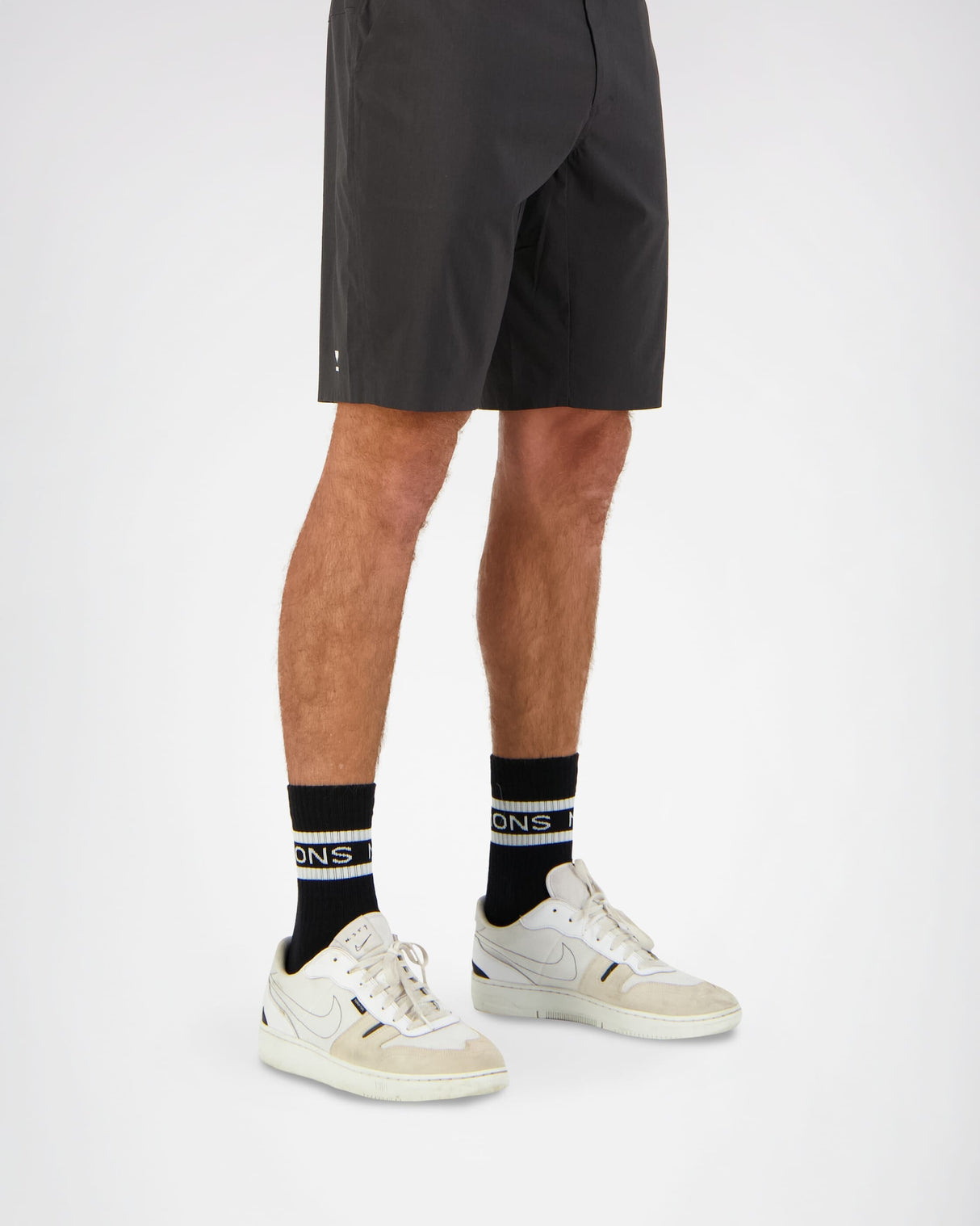 Chaussette Signature en laine mérinos - Noir / Blanc | Chaussettes unisexes