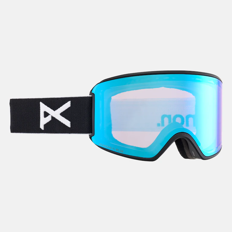 WM3 cylindrical Goggles Black | Perceive Variable Blue / Perceive Cloudy Pink