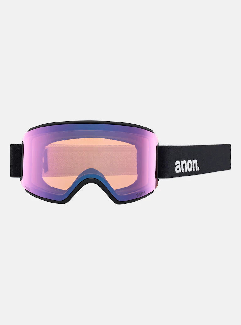 WM3 cylindrical Goggles Black | Perceive Variable Blue / Perceive Cloudy Pink