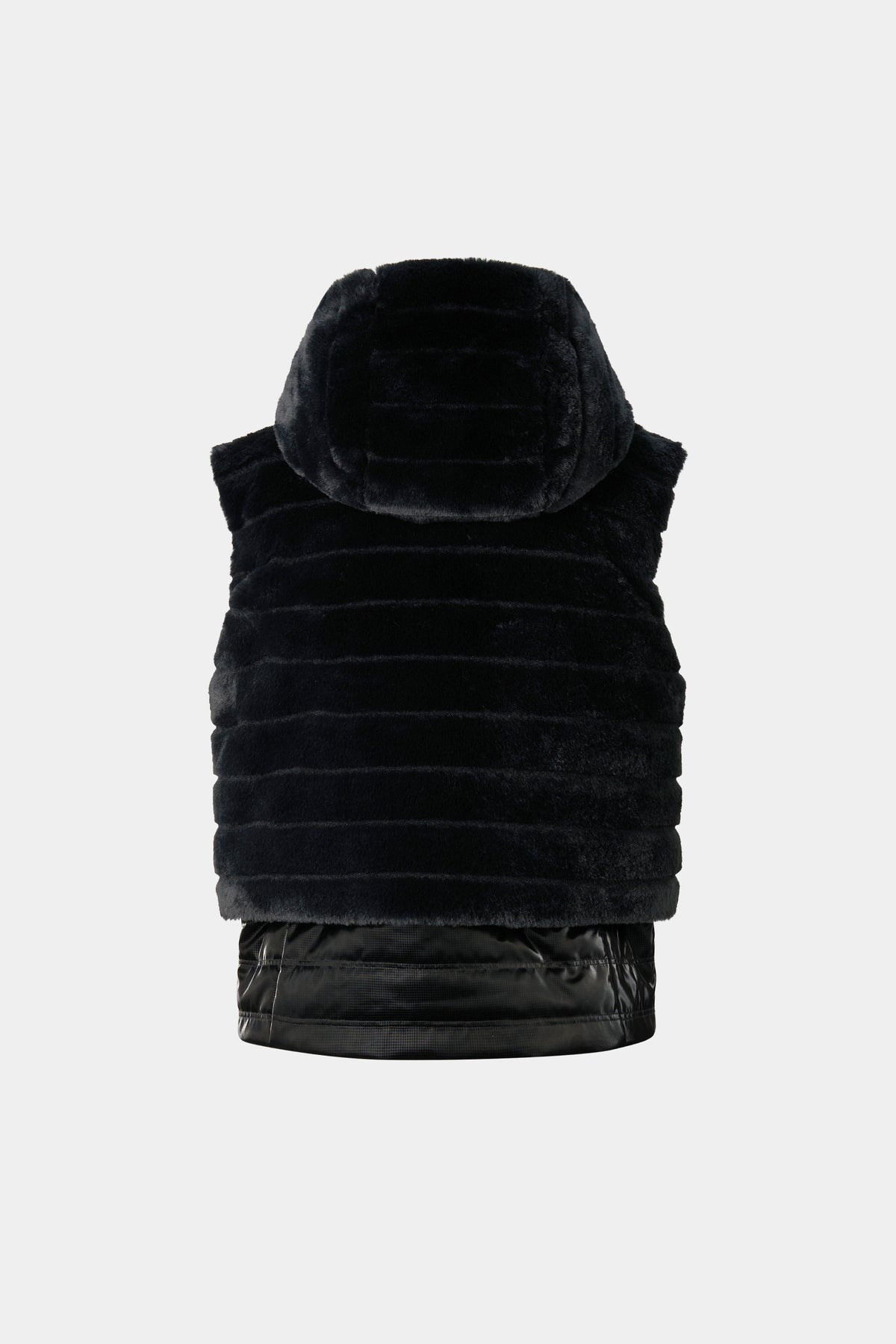 Manda gilet en duvet en fausse fourrure