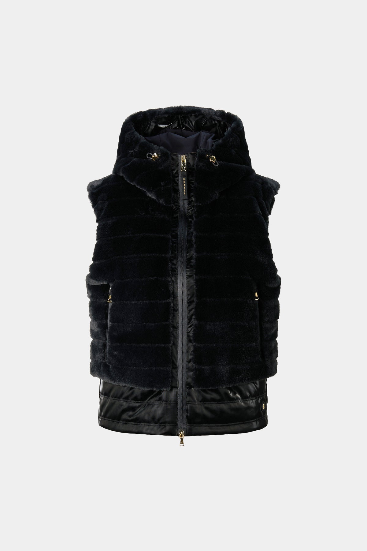 Manda gilet en duvet en fausse fourrure