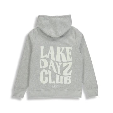 Lake dayz club hoody vest marl gray kidz