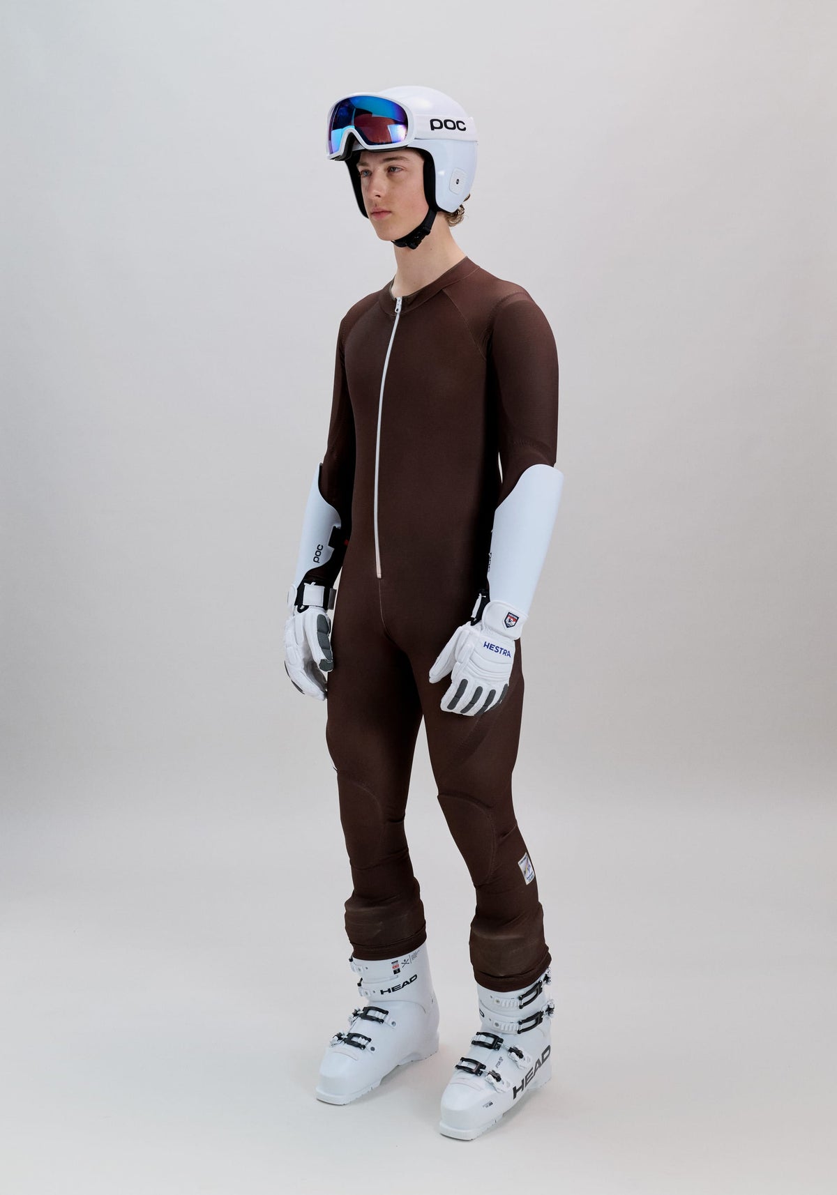 Protection de Ski d'Avant-Bras Hydrogen White