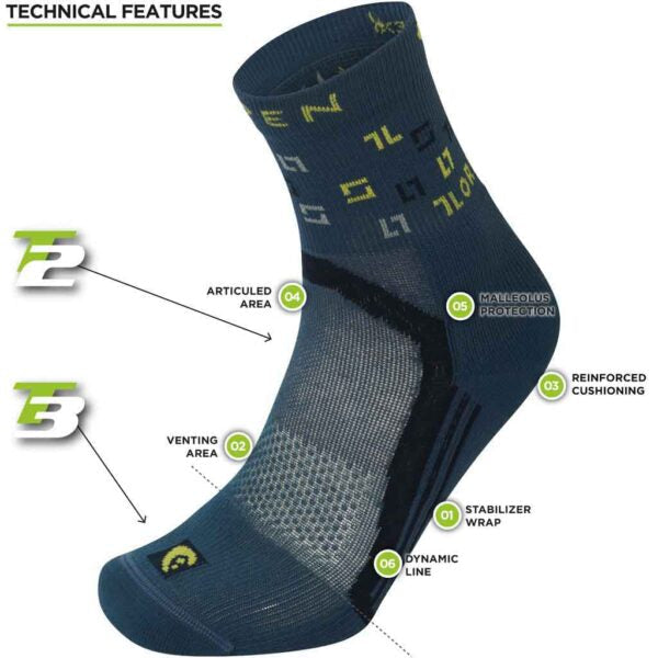 Lorpen Padded Running Socks Men