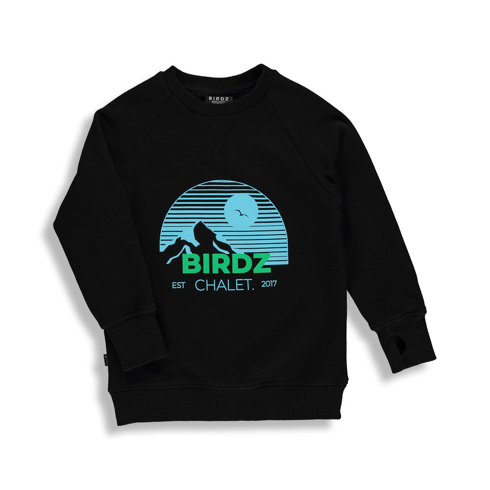 Mountain chalet crewneck
