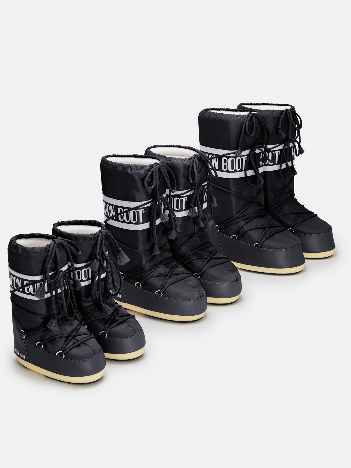 BOTTES ICON BLACK EN NYLON