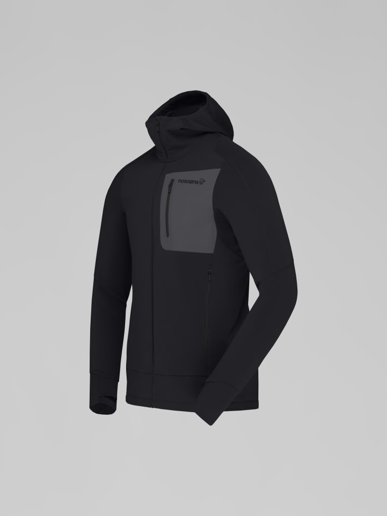 M falketind Power Grid Zip Hood