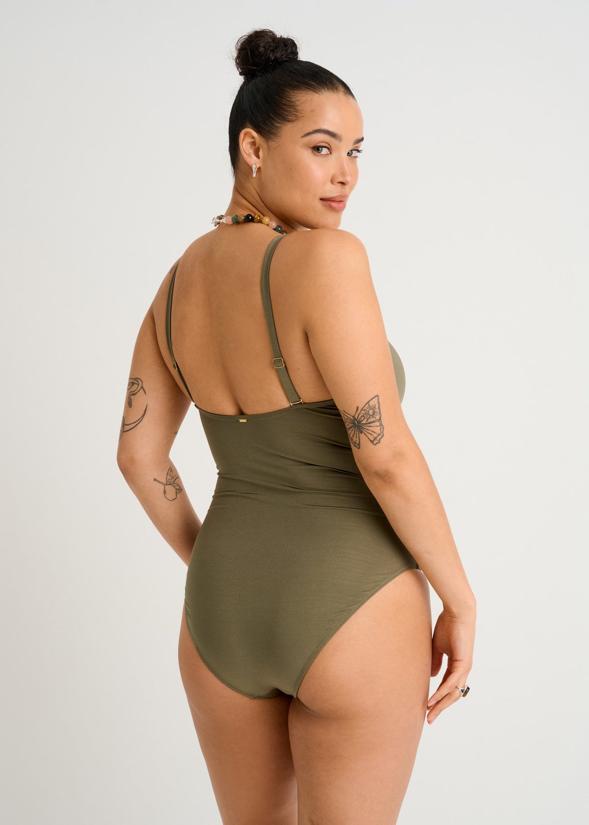 Maillot une pièce à plis