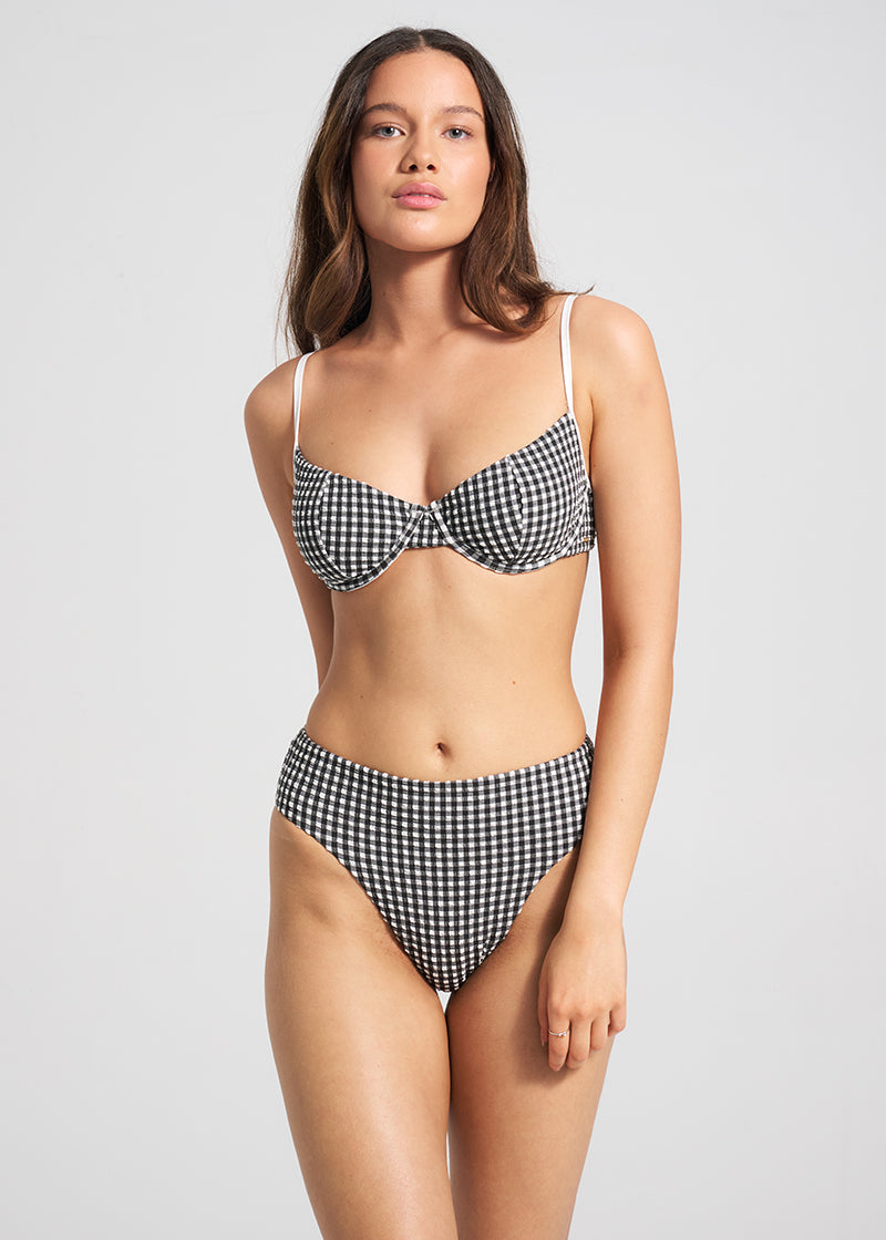Haut de bikini Capri texturé à armatures
