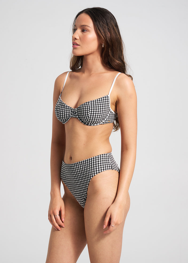 Haut de bikini Capri texturé à armatures