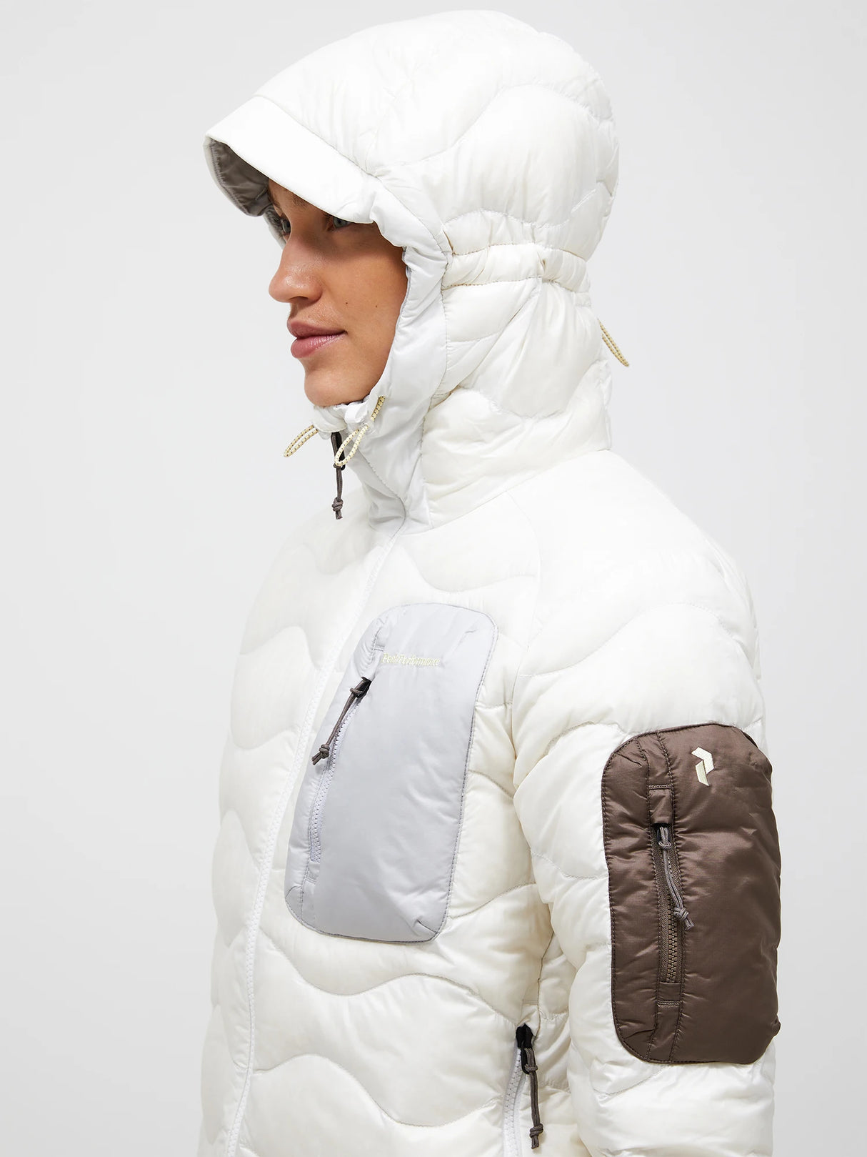 Veste à capuche en duvet Helium Utility pour femme