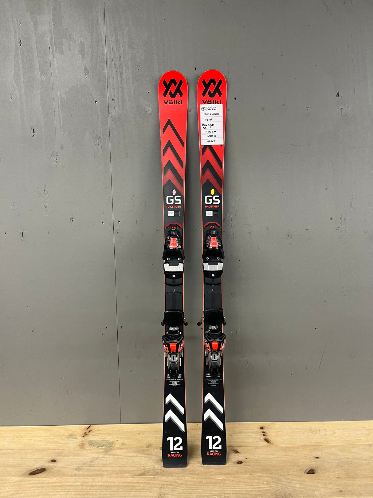 Racetiger GS R demo + Race 10 TCX