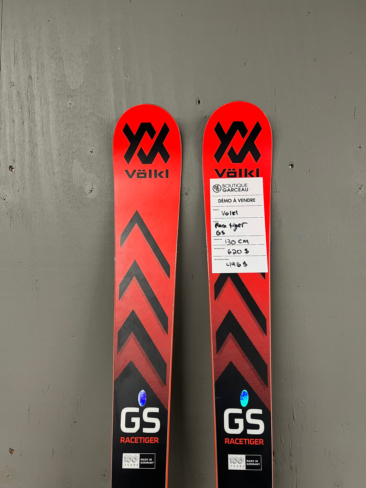 Racetiger GS R demo + Race 10 TCX