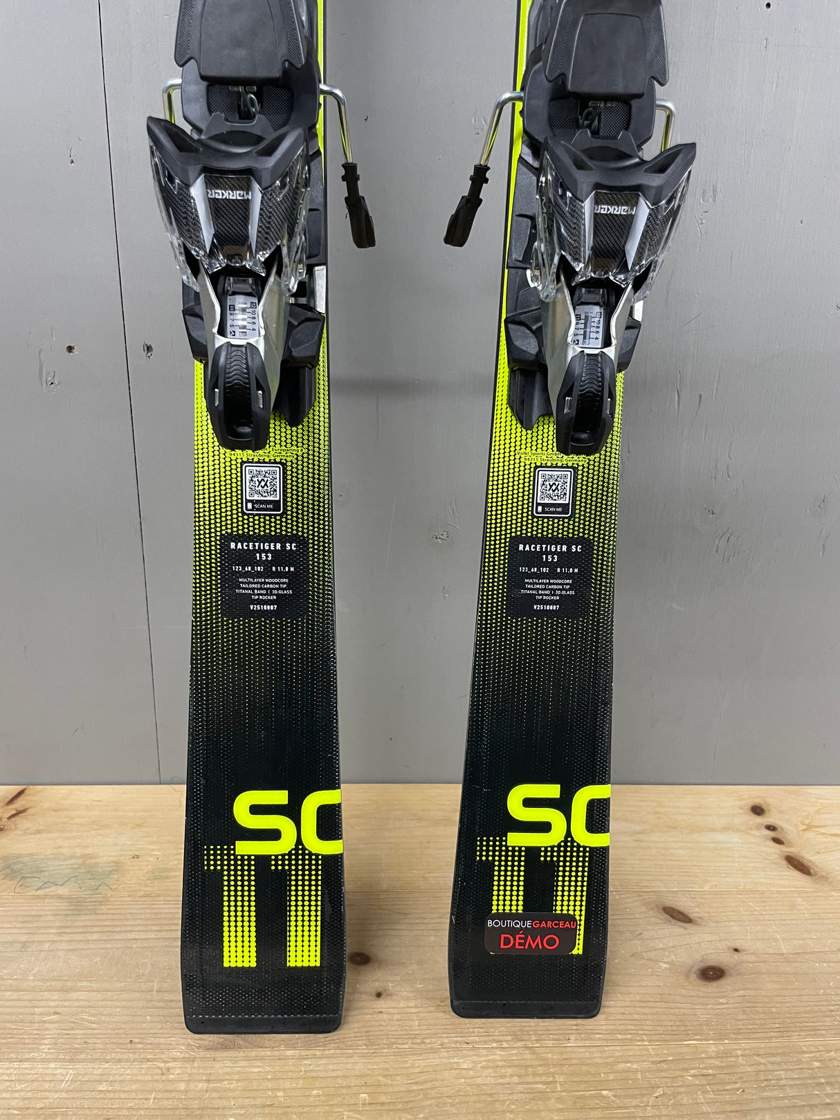 Racetiger SC Black Démo 153cm