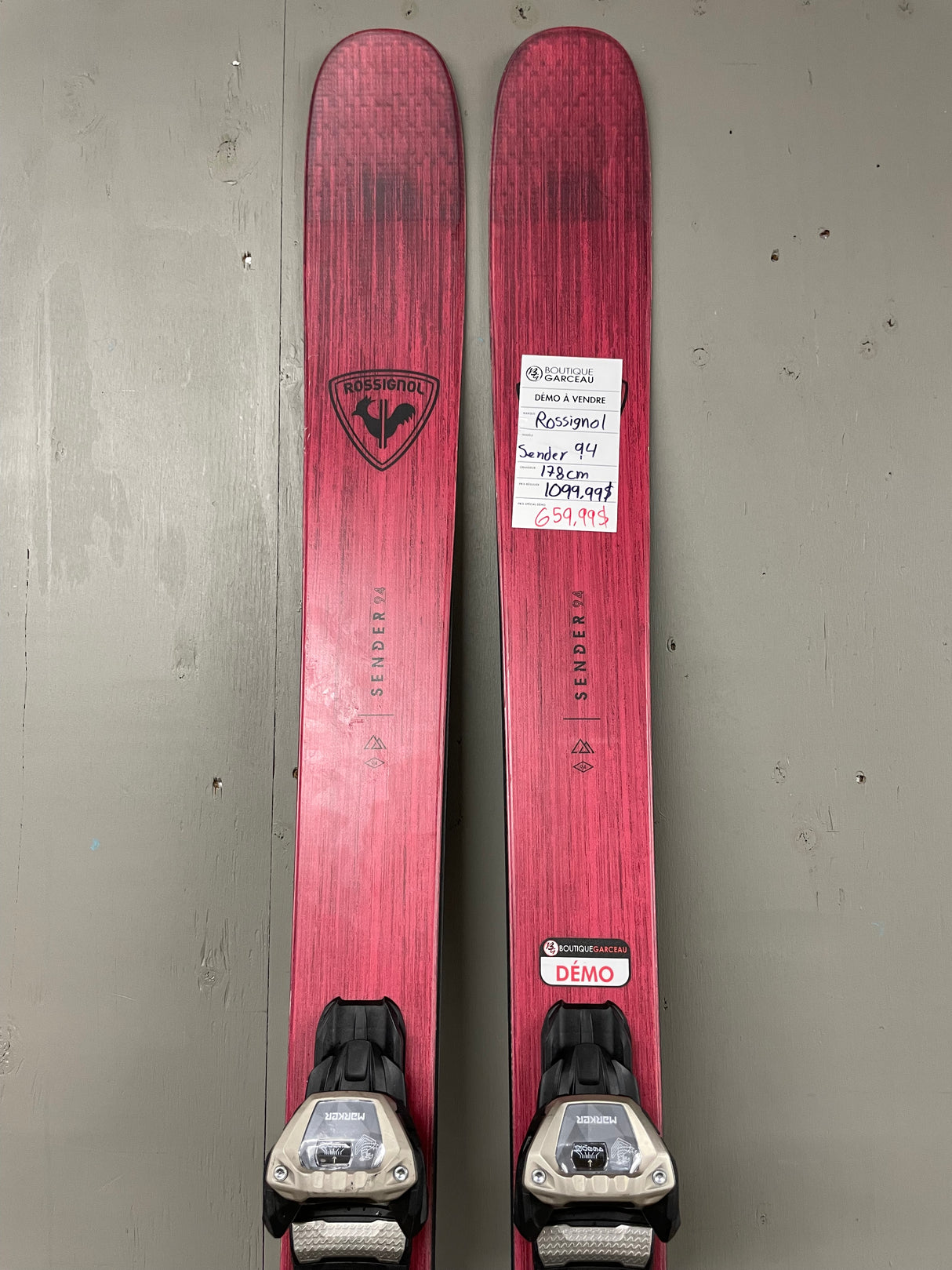 Sender 94 Démo 178cm + Griffon 13