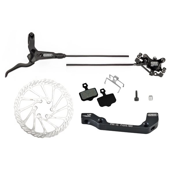 Frein hydraulique avant complet 160mm 6 boulons 2 pistons