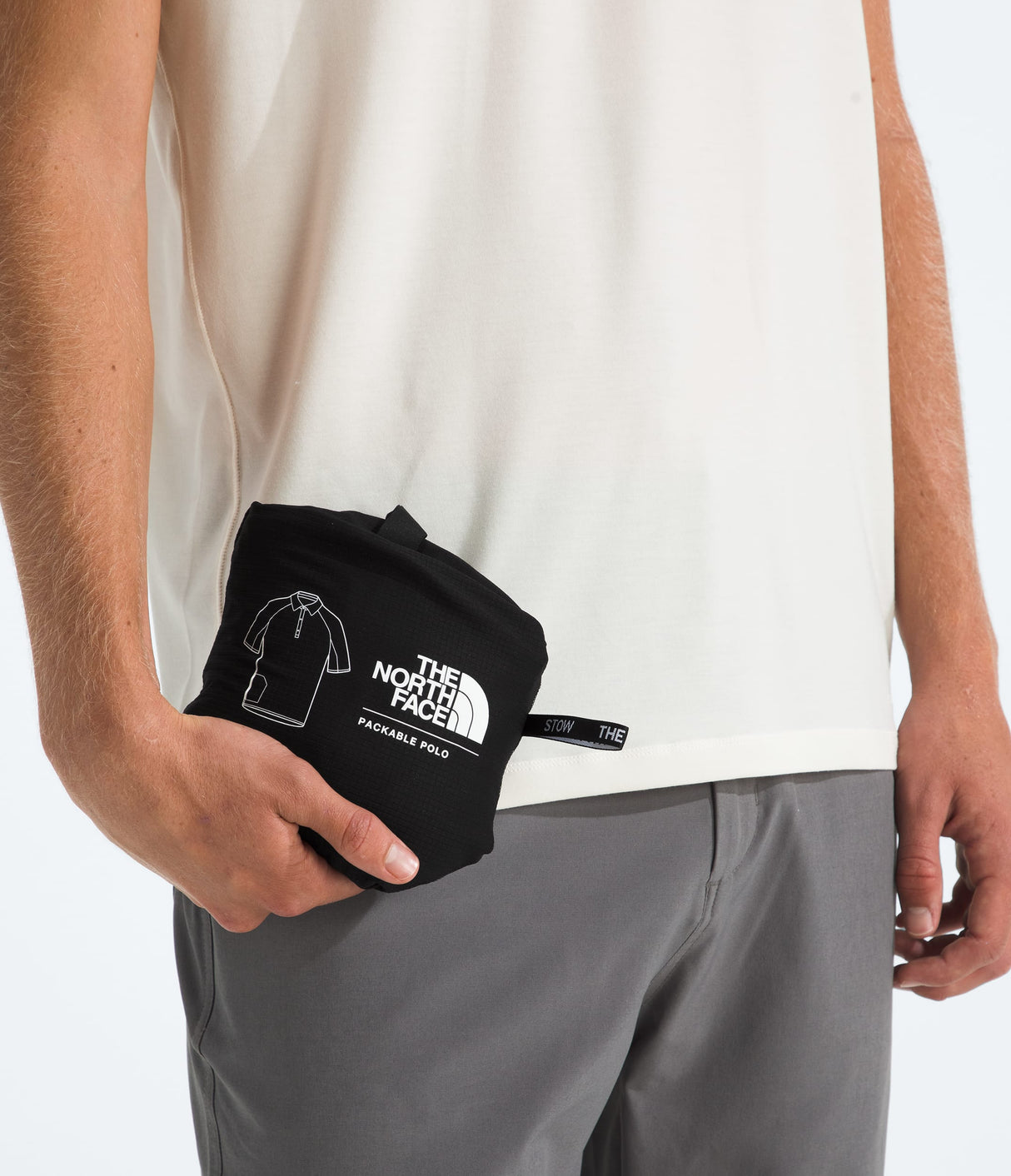 Polo à manches courtes pliable LIGHTRANGE™ pour hommes