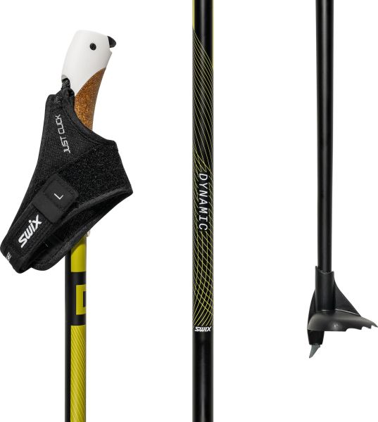 Swix Dynamic D3 Just Click Cross-Country Ski Poles