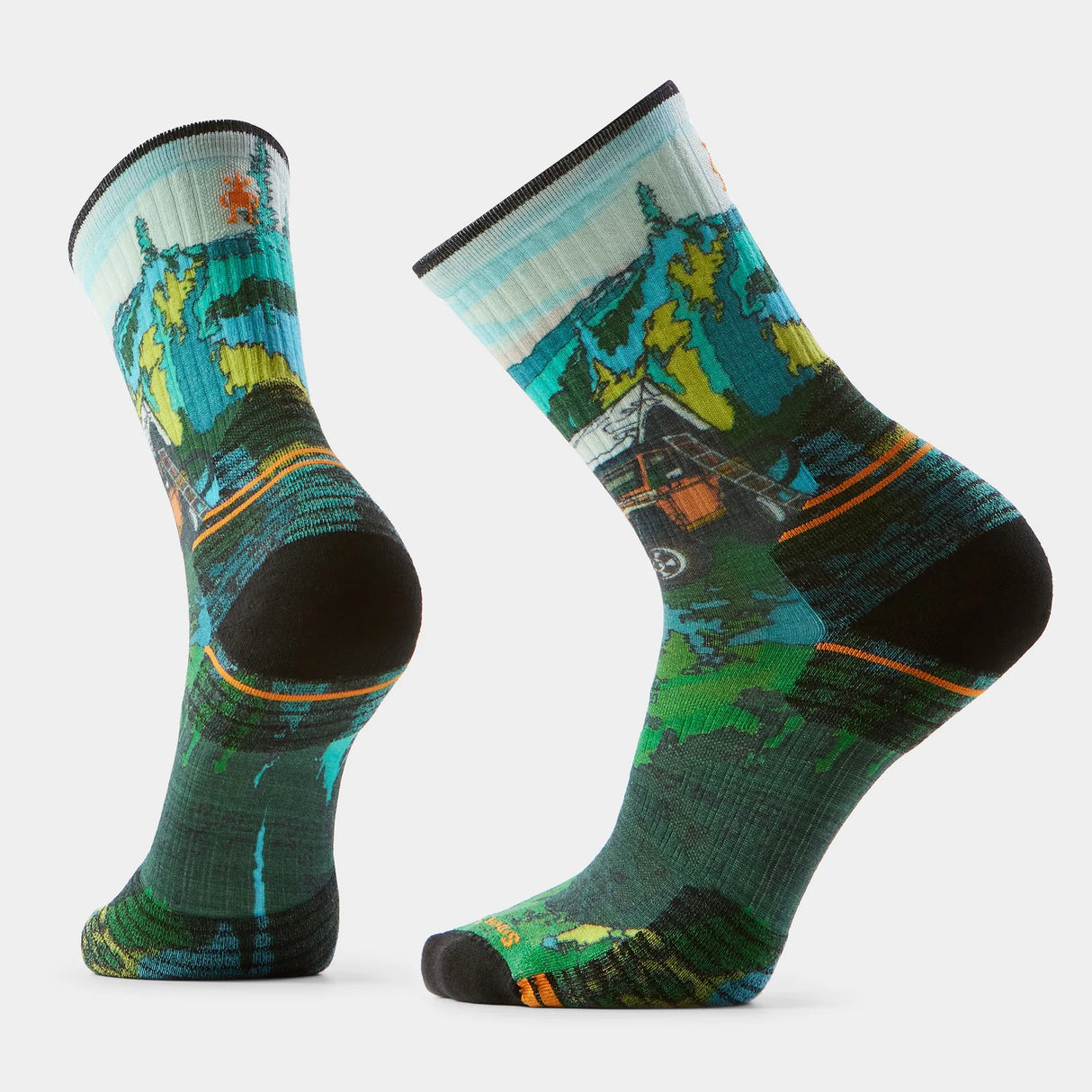 Chaussettes Smartwool Hike Targeted Cushion Print Crew