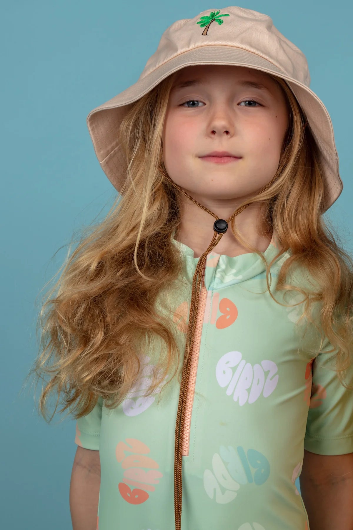 Adventure hat headwear ivory palm kidz