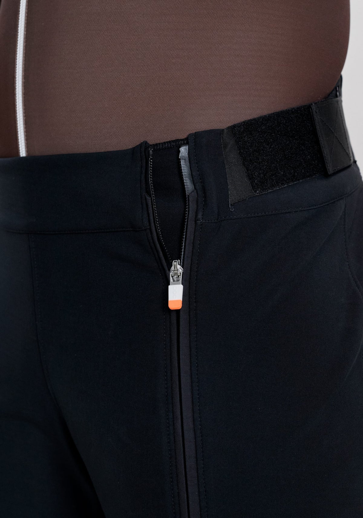 Shorts de course de ski pour hommes Uranium Black
