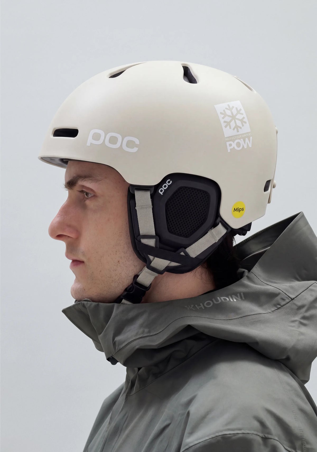 Casque de ski Fornix MIPS POW JJ Gris Minéral Mat