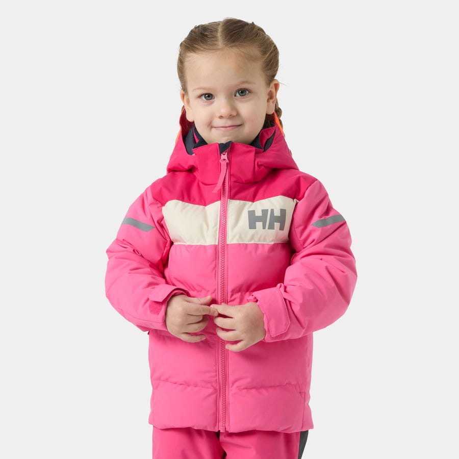Veste de ski isolée verticale pour enfants