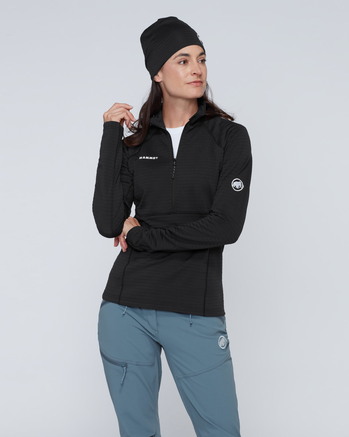 Pull Taiss ML Half Zip Femme