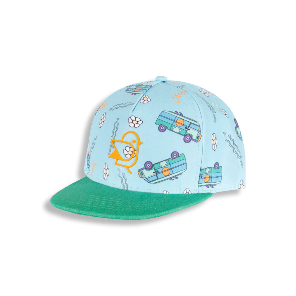 Camping cap tanager turquoise kidz