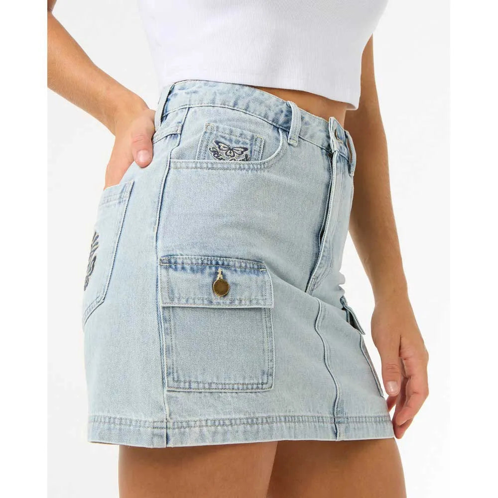 Las dalias denim mini