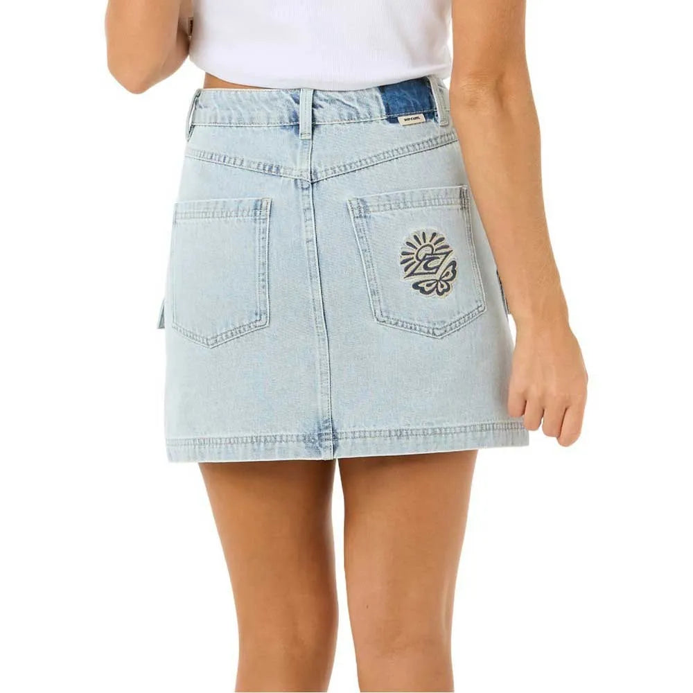 Las dalias denim mini