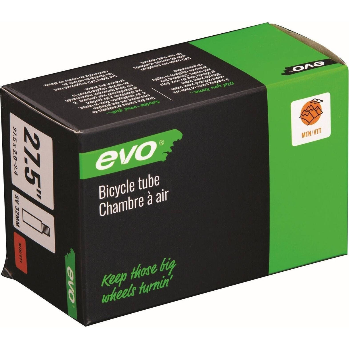 Evo 27.5 X 2.0/2.4 Schrader/Presta inner tube