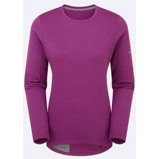 W Cinder crimp long sleeve tee