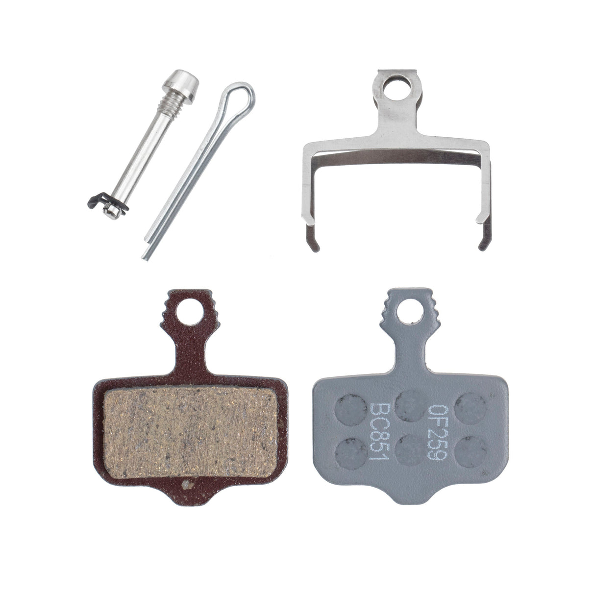 Plaquettes de Frein Organique Aluminium Quiet & Light