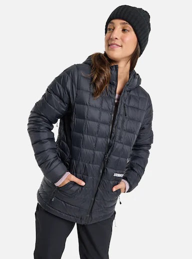 W Mid-Heat Insulated Hooded Down Jacket