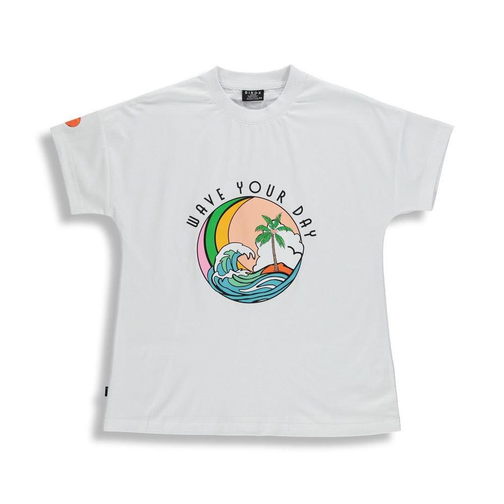 Wave Your Day Tee Ivory Women