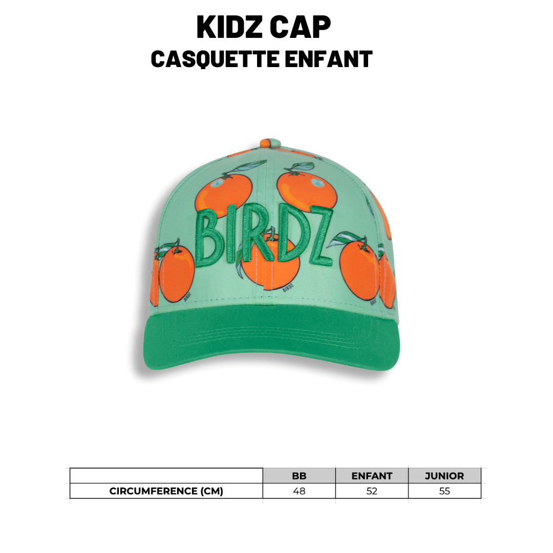 Orange Cap Carnaval Glass Kidz