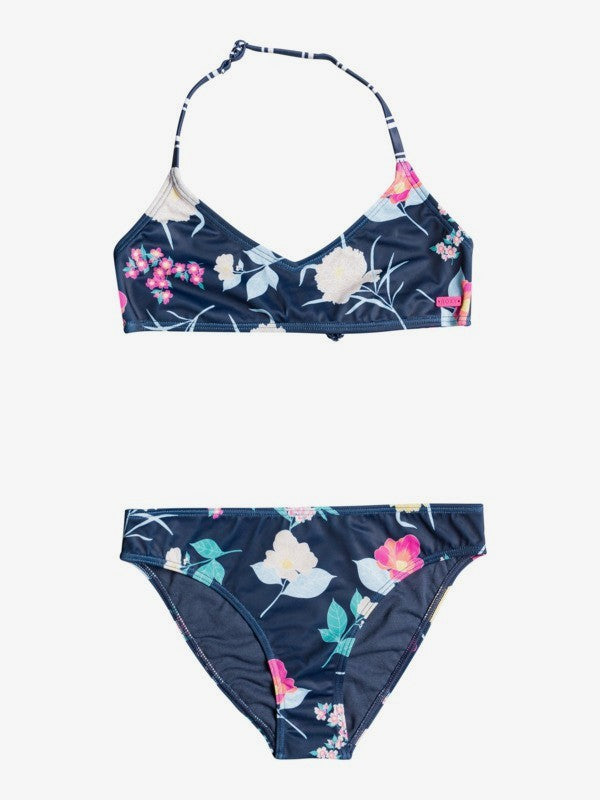 Girl's Flowers Addict Tri Bra Set