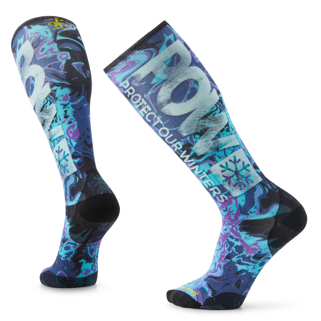 Ski Zero Cushion POW Print OTC Socks