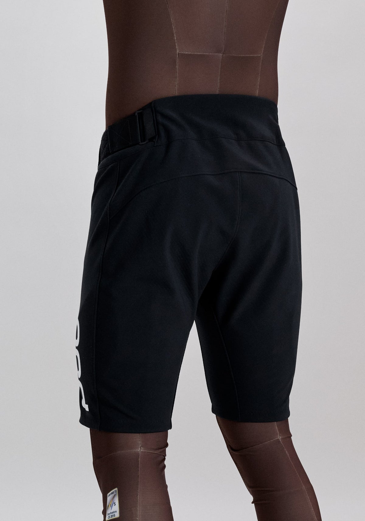 Shorts de course de ski pour hommes Uranium Black
