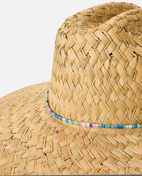 Chapeau de soleil en paille pour le surf