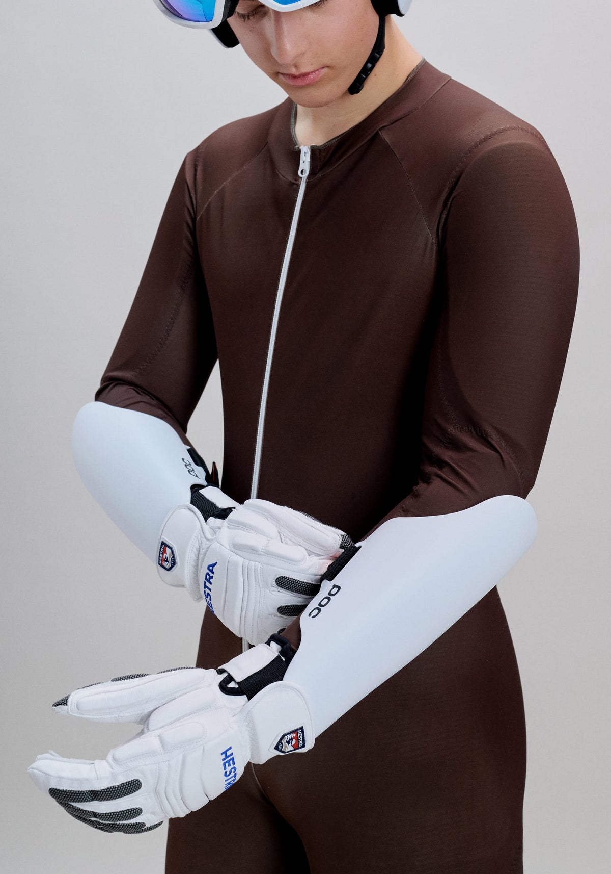 Protection de Ski d'Avant-Bras Hydrogen White