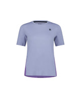T-shirt en laine mérinos Tarn - Skyline / Bloom | Maillot de vélo pour femmes