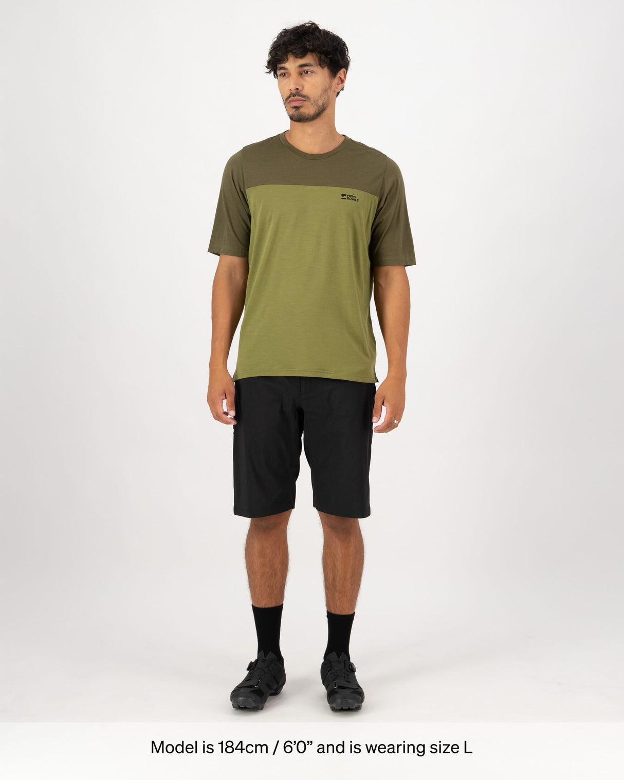 Diversion Merino Bike Jersey Short Sleeve - Fern / Olive | Men's Bike Jersey