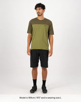 Diversion Merino Bike Jersey Short Sleeve - Fern / Olive | Men's Bike Jersey