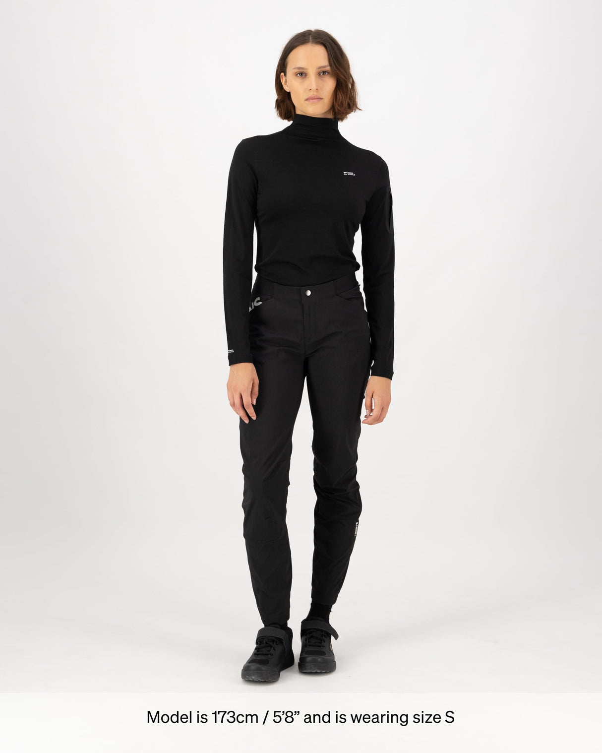 Pantalon de randonnée en mérinos Diversion - Noir | Pantalon pour femme